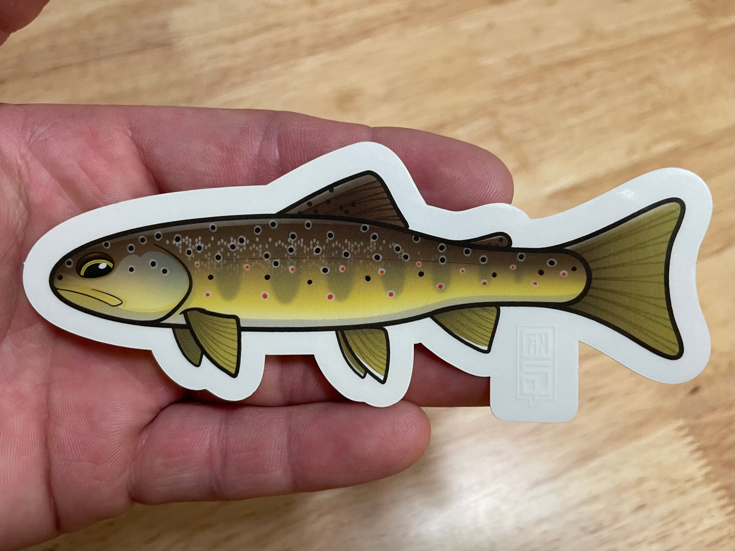 Brown Sticker